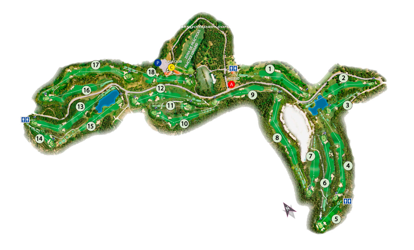 campo-club-golf-daro-mapa
